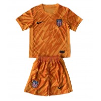 Camiseta Estados Unidos Portero Segunda Equipación Replica Copa America 2024 para niños mangas cortas (+ Pantalones cortos)